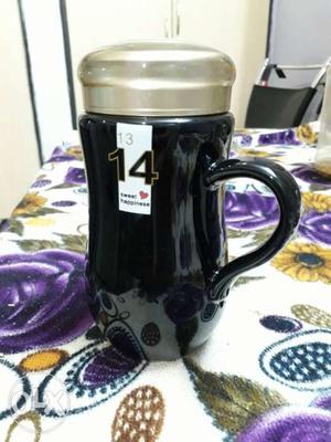 Black Ceramic Mug New