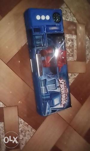 Blue And Red Spiderman Pencil Case