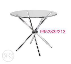 Discussion table, bakery table, restaurant table,