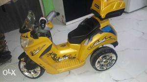 It is  toy bike for children with battery it