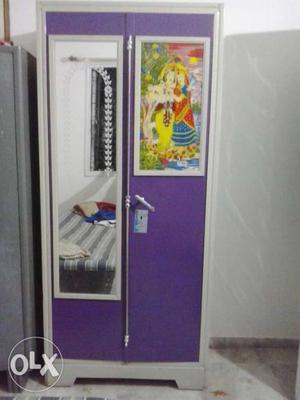 Metal wardrobe for sell in brand new condition.