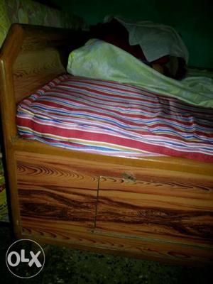 Queen size double bed with storage box.price
