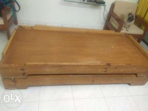 Set of 2 single beds made of pine wood