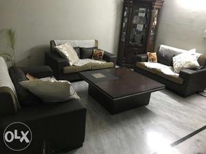 Sofa Set with Center Table