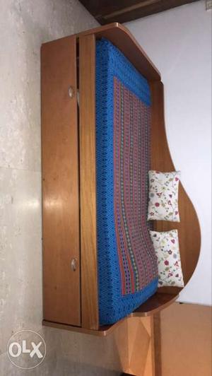 Spanish wooden bed with additional pull out bed