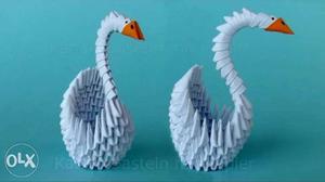 Two White Swan Paper Arts