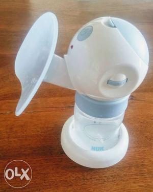 White And Gray Breastpump