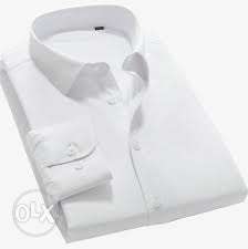 White formal shirts for mens half/full sleves,international