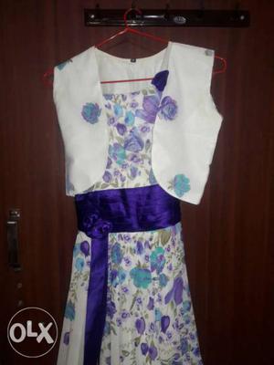 2 piece beautiful party wear gown for 9-11 year girl.