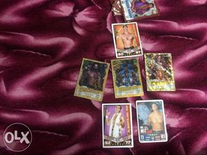 3 gold cards of slam attax and some 5 stars also