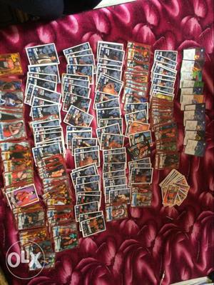350+slam attax with some cricket attax and Pokemon cards