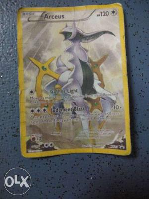 Arceus 120 HP Pokemon Trading Card