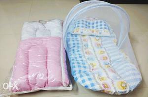 Baby carrier combo with pillow, mosquito net and