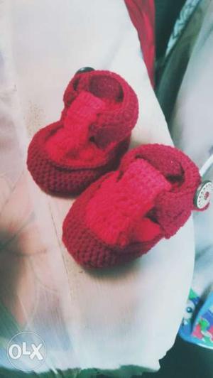 Baby soft woolen boots