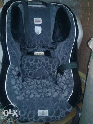 Baby's Black And Gray Britax Car Seat Carrier
