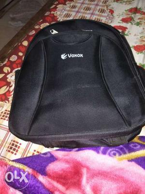 Black And White Voxox laptop Backpack unit