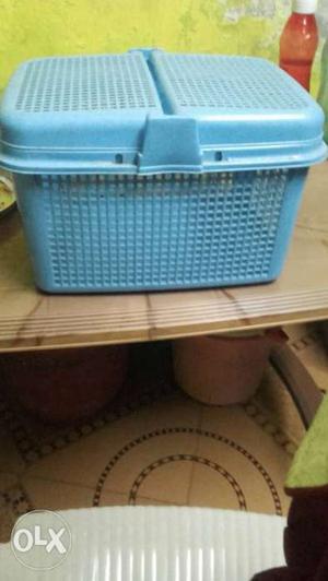 Blue Plastic Basket