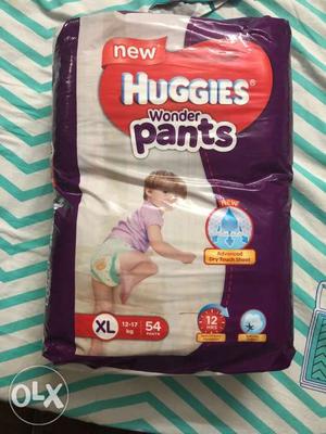Huggies wonder pants XL 54 diaper bag