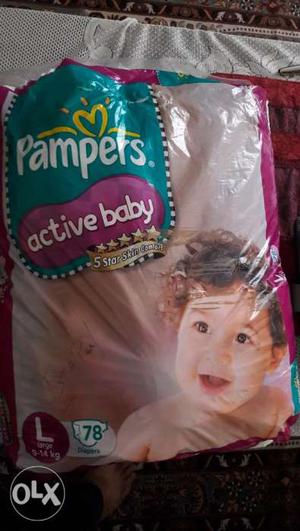 Pampers Active Baby Diapers Large - 58 Pieces - Loose