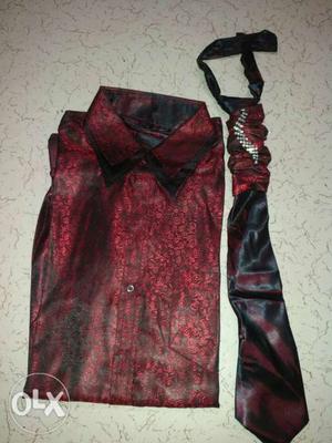 Party wear shirt with Tie.. One time used