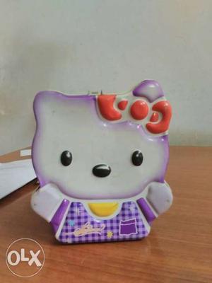 Pink And White Hello Kitty Plastic Toy