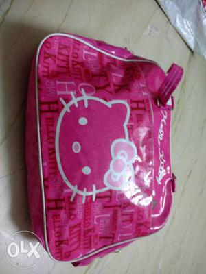 Pink And White Hello Kitty Shoulder Bag