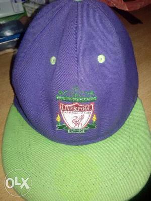 Purple And Green Cap