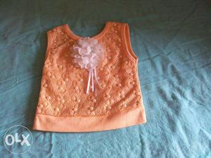 Stylish party wear Skit&top 0 to 1 year baby girl
