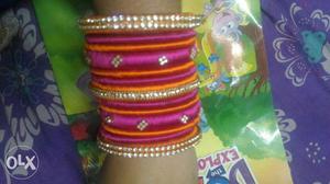 13 bangles of set in different colors also
