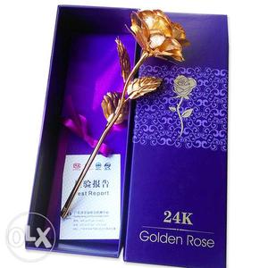 24k rose gold flower..a unique gift for ur loved