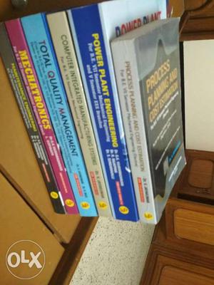 7th semester Mechanical engineering books, very