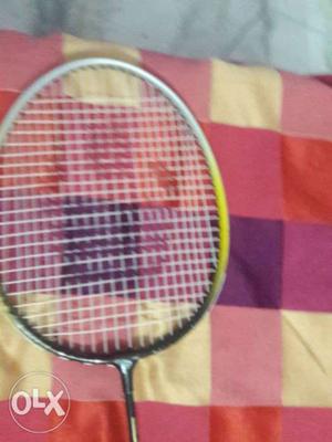 Black And Yellow Tennis Racket