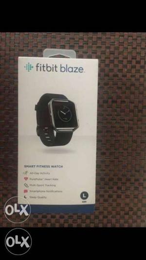 Black Fitbit Blaze Fitness Tracker With Box and