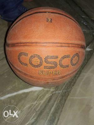 Brown And Black Cosco Super Basketball Ball