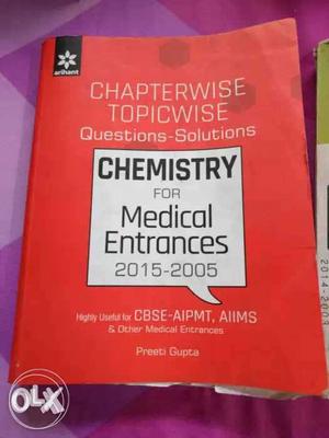 Chemistry and biology mcq book for NEET entrance