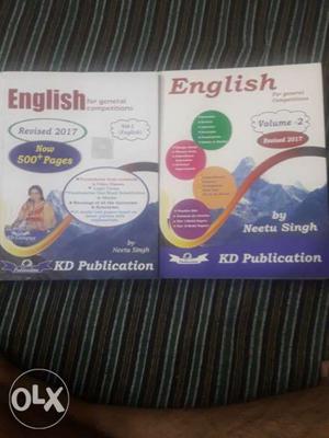 English book by Neetu singh (vol 1 & 2) new condition