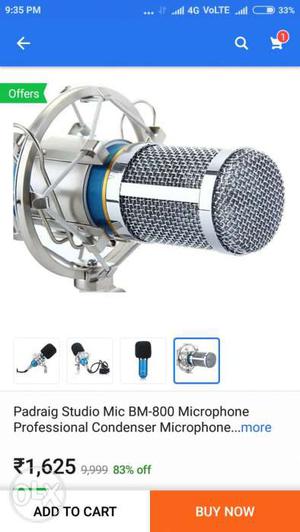 Gray Padraig Condenser Microphone Screenshot