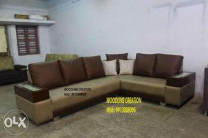 Grenaa Designer leather sofa set No hidden cost
