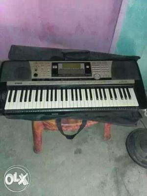 Grey And Black Electronic Piano
