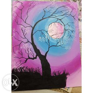 Hand painted canvas for home decor
