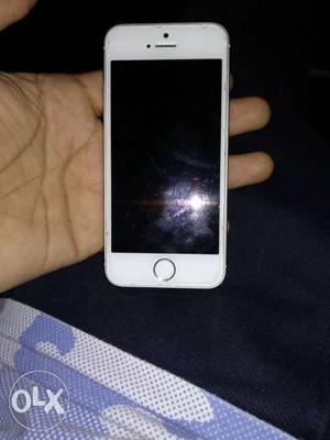 IPhone 5s silver colour one year old with