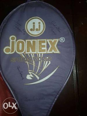 Jj Jonex badminton racket with cover and one conex shuttle