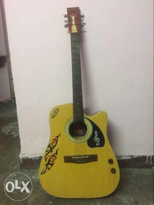 Jumbo cut guitar with cover (Fixed Price)
