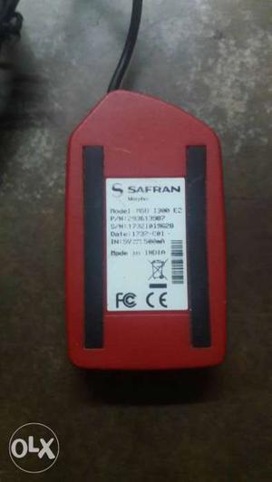 Red And Black Safran Electronic Device