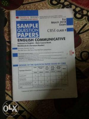 Sample Question Paper English Communicative Book