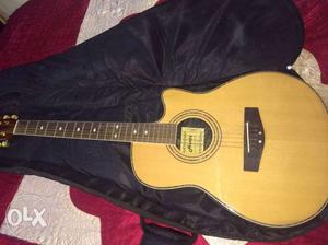 Semi acoustic guitar hardly used in excellent condition few