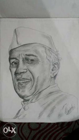 Sketch of pandit nehru