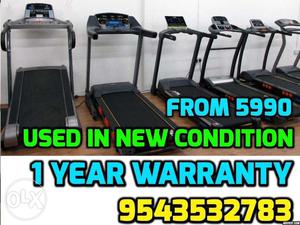 TREADMILL with 1 YEAR onsite WARRANTY starts from 