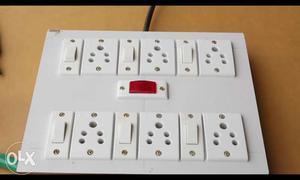 White Electric Switch And Socket