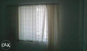 White Window Curtain